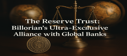 The Reserve Trust: Billorian’s Ultra-Exclusive Alliance with Global Banks